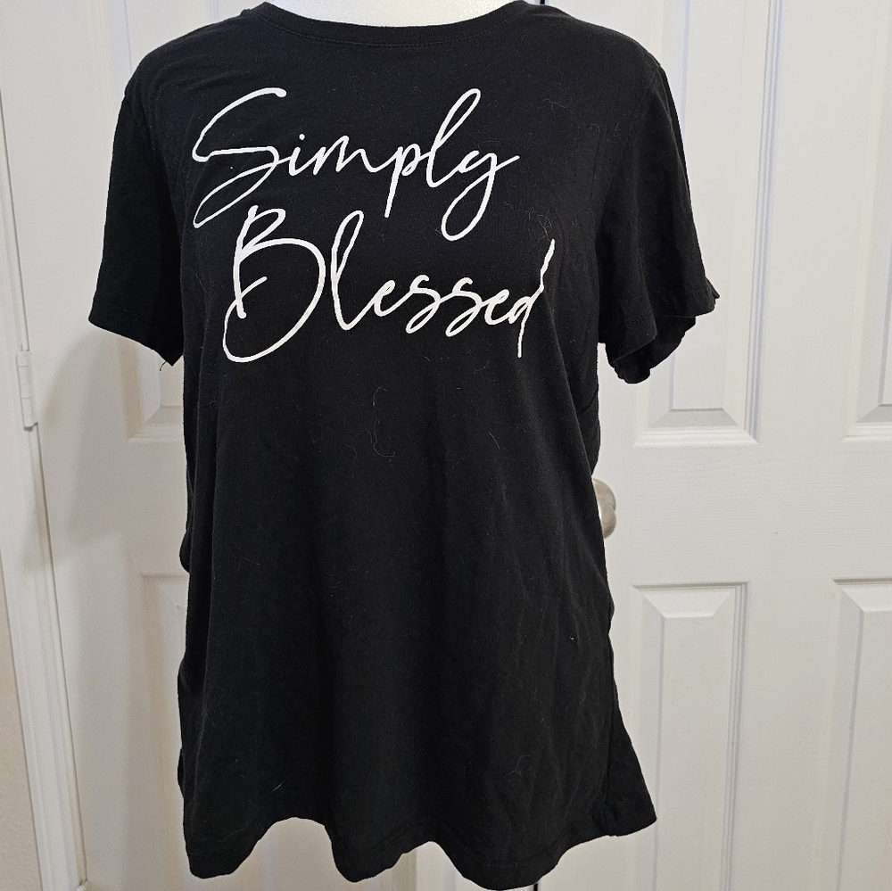 Positive Tees "Simply Blessed" tshirt